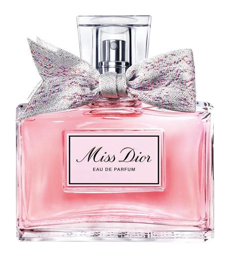 bottle of miss dior fragrance bow|More.